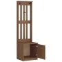 Perchero de entrada SANDENS 45x40x159,5cm madera maciza de pino de , Bancos para recibidores y almacenamiento - Ref: Foro24-4...