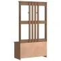 SANDENS solid pine wood entryway coat rack 87x40x159.5cm by , Benches for halls and storage - Ref: Foro24-4010491, Price: 205...