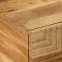 Massiver schwarzer Mangoholz-Couchtisch 100x54x40 cm braun von , Couchtisch - Ref: Foro24-4017732, Preis: 151,54 €, Rabatt: %