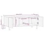 Massiver schwarzer Mangoholz-Couchtisch 100x54x40 cm braun von , Couchtisch - Ref: Foro24-4017732, Preis: 151,54 €, Rabatt: %