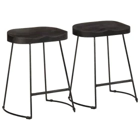 Taburetes de barra 46x38x52 cm madera maciza de mango de , Taburetes de cocina - Ref: Foro24-4013529, Precio: 87,50 €, Descue...