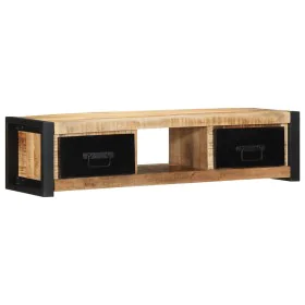 TV stand 100x30x25 solid rough mango wood by , TV Furniture - Ref: Foro24-4013597, Price: 157,46 €, Discount: %