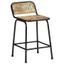 Bar stools 2 units 46x35.5x70 solid recycled wood by , Kitchen stools - Ref: Foro24-4013536, Price: 114,55 €, Discount: %