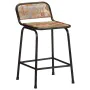Bar stools 2 units 46x35.5x70 solid recycled wood by , Kitchen stools - Ref: Foro24-4013536, Price: 114,55 €, Discount: %