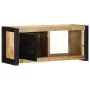 TV-Möbel 80x30x35 Massivholz mit grober Mangoholzoberfläche von , TV-Möbel - Ref: Foro24-4013595, Preis: 143,71 €, Rabatt: %
