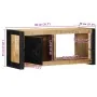 TV-Möbel 80x30x35 Massivholz mit grober Mangoholzoberfläche von , TV-Möbel - Ref: Foro24-4013595, Preis: 143,71 €, Rabatt: %