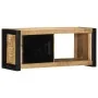 TV-Möbel 80x30x35 Massivholz mit grober Mangoholzoberfläche von , TV-Möbel - Ref: Foro24-4013595, Preis: 143,71 €, Rabatt: %
