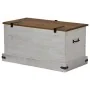 Halden Aufbewahrungstruhe weiß 91x48x47 cm Massivholz von , Aufbewahrungskisten - Ref: Foro24-4018402, Preis: 160,94 €, Rabat...