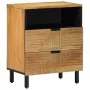 Solid mango wood bedside table 50x33x60 cm brown by , Nightstands - Ref: Foro24-4017730, Price: 105,85 €, Discount: %