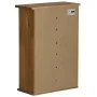 Armario colgante HALDEN con puerta corredera 49x22,5x70 cm pino by , Kitchen cabinets - Ref: Foro24-4018437, Price: 88,90 €, ...