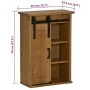 Armario colgante HALDEN con puerta corredera 49x22,5x70 cm pino by , Kitchen cabinets - Ref: Foro24-4018437, Price: 88,90 €, ...