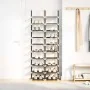 Zapateros 2 uds 10 niveles negro 33x33x174 cm tejido no tejido by , Shoe racks and shoe organizers - Ref: Foro24-4100616, Pri...
