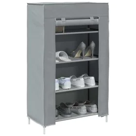 Zapatero gris 60,5x30x97 cm tejido no tejido by , Shoe racks and shoe organizers - Ref: Foro24-4100621, Price: 19,80 €, Disco...
