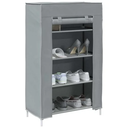 Zapatero gris 60,5x30x97 cm tejido no tejido de , Zapateros y organizadores de calzado - Ref: Foro24-4100621, Precio: 19,92 €...