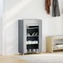 Zapatero gris 60,5x30x97 cm tejido no tejido de , Zapateros y organizadores de calzado - Ref: Foro24-4100621, Precio: 19,92 €...