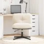 Silla de oficina giratoria tejido imitación lana rizada crema de , Sillas - Ref: Foro24-4105384, Precio: 118,93 €, Descuento: %