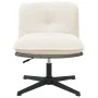 Silla de oficina giratoria tejido imitación lana rizada crema de , Sillas - Ref: Foro24-4105384, Precio: 118,93 €, Descuento: %