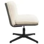 Silla de oficina giratoria tejido imitación lana rizada crema de , Sillas - Ref: Foro24-4105384, Precio: 118,93 €, Descuento: %