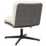 Silla de oficina giratoria tejido imitación lana rizada crema de , Sillas - Ref: Foro24-4105384, Precio: 118,93 €, Descuento: %
