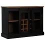Aparador HALDEN 2 puertas correderas negro 112x40x80 cm von , Sideboards - Ref: Foro24-4018428, Preis: 277,84 €, Rabatt: %