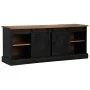 Mueble de TV HALDEN 2 puerta correderas negro 150x40x60 cm by , TV Furniture - Ref: Foro24-4018416, Price: 253,33 €, Discount: %