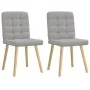Sillas de comedor 2 uds tela gris nube von , Essstühle - Ref: Foro24-4101100, Preis: 105,11 €, Rabatt: %