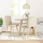 Esszimmerstühle, 2 Stück, Stoff in Cremefarbe. von , Essstühle - Ref: Foro24-4101098, Preis: 105,39 €, Rabatt: %