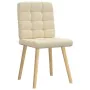 Esszimmerstühle, 2 Stück, Stoff in Cremefarbe. von , Essstühle - Ref: Foro24-4101098, Preis: 105,39 €, Rabatt: %