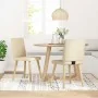 Dining chairs 2 units, cream-colored fabric. by , dining chairs - Ref: Foro24-4101128, Price: 103,64 €, Discount: %