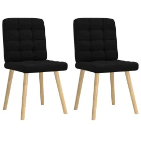 Esszimmerstühle, 2 Stück, schwarzer Stoff von , Essstühle - Ref: Foro24-4101093, Preis: 105,50 €, Rabatt: %