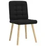 Dining chairs 2 units black fabric by , dining chairs - Ref: Foro24-4101093, Price: 105,50 €, Discount: %