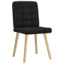 Sillas de comedor 2 unidades tela negro de , Sillas de comedor - Ref: Foro24-4101093, Precio: 105,50 €, Descuento: %