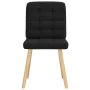 Sillas de comedor 2 unidades tela negro de , Sillas de comedor - Ref: Foro24-4101093, Precio: 105,50 €, Descuento: %