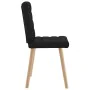 Sillas de comedor 2 unidades tela negro de , Sillas de comedor - Ref: Foro24-4101093, Precio: 105,50 €, Descuento: %