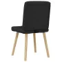 Sillas de comedor 2 unidades tela negro de , Sillas de comedor - Ref: Foro24-4101093, Precio: 105,50 €, Descuento: %