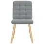 Drehstühle für Esszimmer, 2 Stück, hellgraues Stoffgewebe. von , Essstühle - Ref: Foro24-4101091, Preis: 105,11 €, Rabatt: %