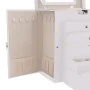 Joyero de 6 niveles con espejo y cerradura blanco de , Soportes para joyería - Ref: Foro24-4103564, Precio: 60,77 €, Descuent...