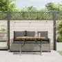 Sofá jardín de 3 plazas con cojín y mesa gris ratán sintético by , Outdoor sofas - Ref: Foro24-4103856, Price: 302,43 €, Disc...