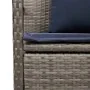 Banco de jardín con almacenaje y cojín gris ratán sintético von , Gartenbänke - Ref: Foro24-4104218, Preis: 212,05 €, Rabatt: %