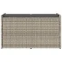 Banco de almacenaje con cojín gris claro 100 cm ratán sintético by , garden benches - Ref: Foro24-4104065, Price: 146,45 €, D...
