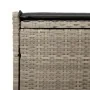 Banco de almacenaje con cojín gris claro 100 cm ratán sintético by , garden benches - Ref: Foro24-4104065, Price: 146,45 €, D...