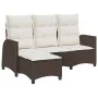 Sofá de jardín reclinable con cojines en forma de L marrón von , Outdoor-Sofas - Ref: Foro24-4108239, Preis: 354,58 €, Rabatt: %
