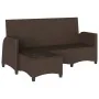 Sofá de jardín reclinable con cojines en forma de L marrón von , Outdoor-Sofas - Ref: Foro24-4108239, Preis: 354,58 €, Rabatt: %