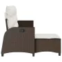 Sofá de jardín reclinable con cojines en forma de L marrón von , Outdoor-Sofas - Ref: Foro24-4108239, Preis: 354,58 €, Rabatt: %
