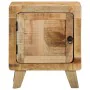 Mesilla de noche 2 uds 40x32x46 cm madera mango rugosa von , Nachttische - Ref: Foro24-4104508, Preis: 206,46 €, Rabatt: %