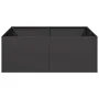 Black steel planter 80x80x30 cm by , Pots and planters - Ref: Foro24-860801, Price: 76,92 €, Discount: %