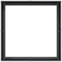 Black steel planter 80x80x30 cm by , Pots and planters - Ref: Foro24-860801, Price: 76,92 €, Discount: %