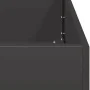 Black steel planter 80x80x30 cm by , Pots and planters - Ref: Foro24-860801, Price: 76,92 €, Discount: %