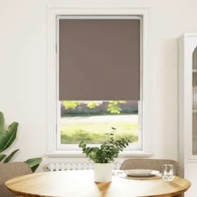 Estor Enrollable Opaco Color Café 80x130 cm Tela Ancho 75,7cm von , Jalousien und Jalousien - Ref: Foro24-4010968, Preis: 16,...