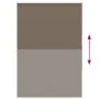 Estor Enrollable Opaco Color Café 115x130 cm Tela Ancho 110,7cm by , Blinds and blinds - Ref: Foro24-4010975, Price: 21,20 €,...